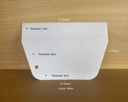Epoxy Spreader / Plastic Scraper / Notch Adhesive Trowel - Perfect for River Table, Coffee Table, Table Top etc – view 3