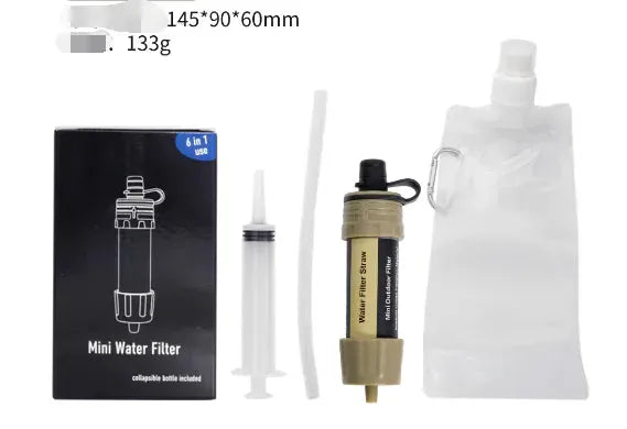Outdoor Water Purification Straw for Emergency Use (Single) – view 4