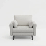 Yaheetech Tufted Oversized Armchair Comfy Fabric Accent Chair Single Sofa Tufted Oversized Armchair Comfy Fabric Accent Chair Single Sofa