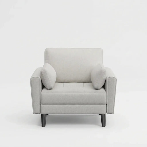 Yaheetech Tufted Oversized Armchair Comfy Fabric Accent Chair Single Sofa Tufted Oversized Armchair Comfy Fabric Accent Chair Single Sofa
