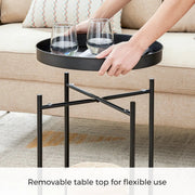 The Shopsite bedside table VASAGLE Bed Side Tables End Table Black VASAGLE Bed Side Tables End Table Black