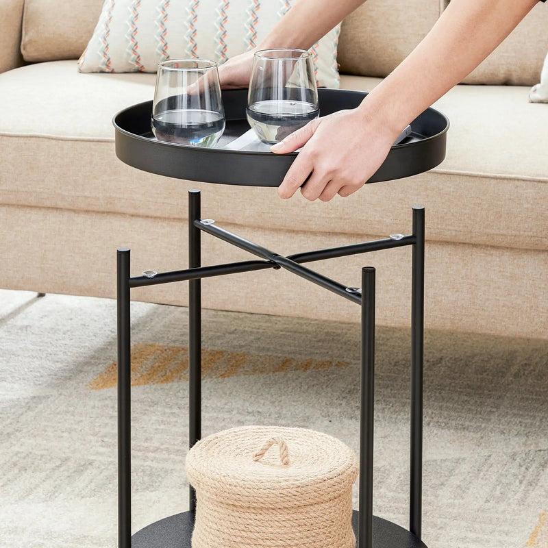 The Shopsite bedside table VASAGLE Bed Side Tables End Table Black VASAGLE Bed Side Tables End Table Black