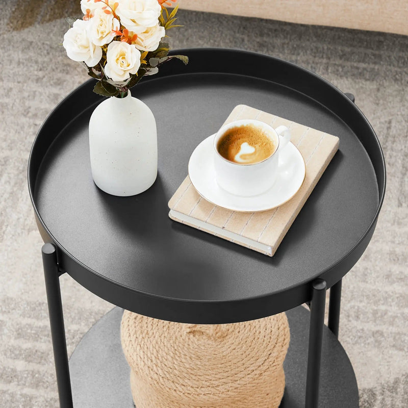 The Shopsite bedside table VASAGLE Bed Side Tables End Table Black VASAGLE Bed Side Tables End Table Black