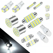 42Pcs Car Interior Combo LED Map Dome Door Trunk Light Bulbs White – view 1