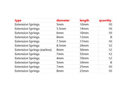 salelink.co.nz Unbranded 200pcs Spring Assortment Set 200Pcs Spring Assortment Set Kit for Hardware Projects