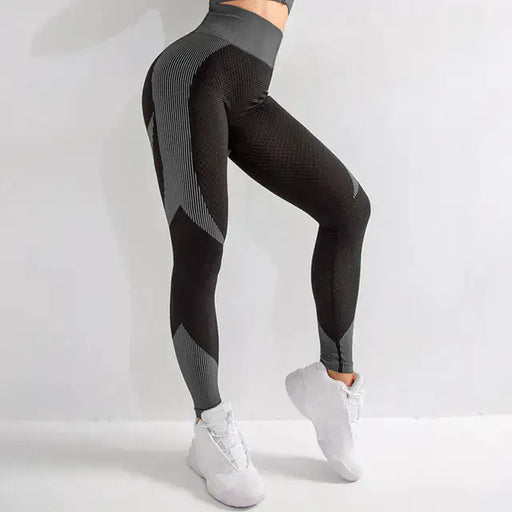 Seamless Hollow Yoga Pants for Women - Moisture-Wicking Breathable Leggings | Athletic Wear – view 1