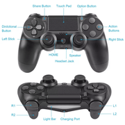 salelink.co.nz Unbranded PS4 Wireless Controller - Black PS4 Wireless Controller - Black | Action Outdoors NZ