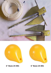 20m 30m 40m Set Net Buoy-Anchor Combo 1.5kg Dan – view 2