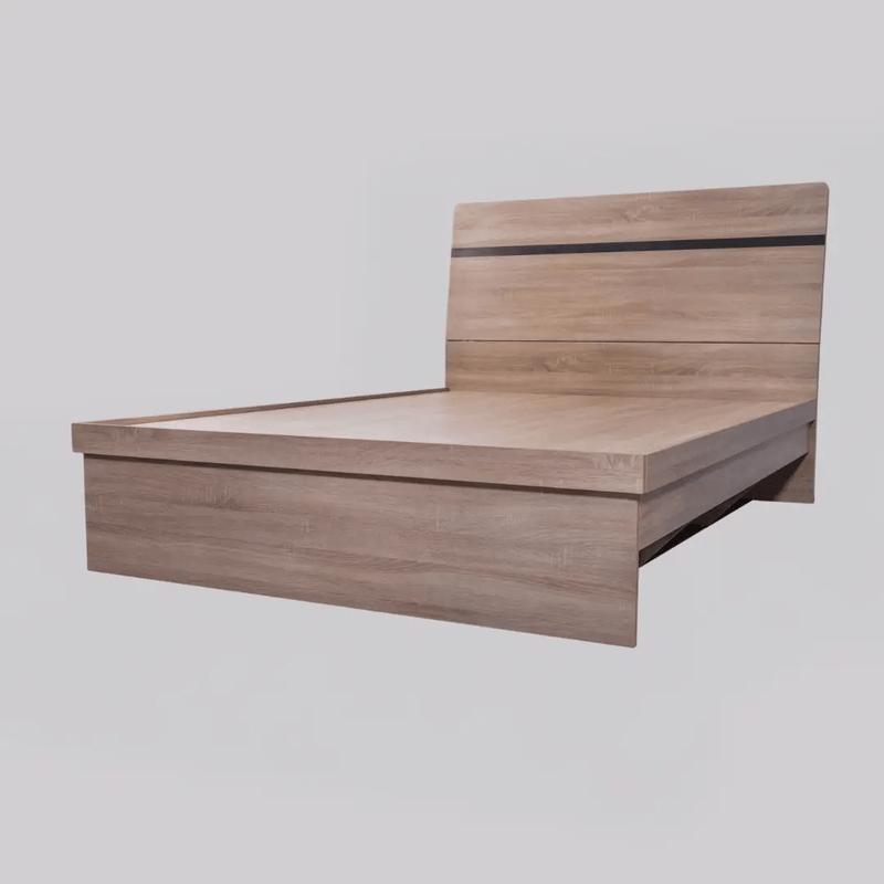 sue-e furniture Bed frames & bases 'Byron' Light Oak Bed frame with Storage King 'Byron' Light Oak Bed frame with Storage King