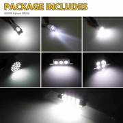 42Pcs Car Interior Combo LED Map Dome Door Trunk Light Bulbs White – view 6