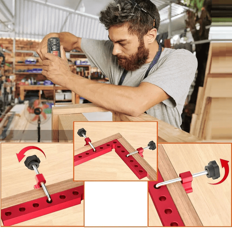 90 Degree Positioning Squares Right Angle Clamp Woodworking Carpenter Tool – view 5