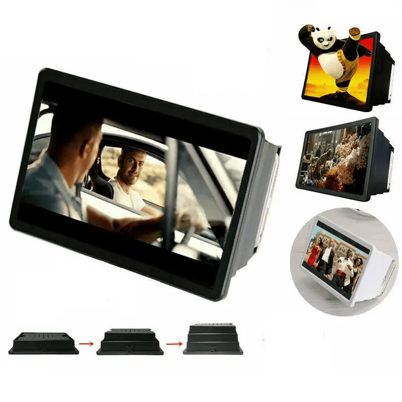 3D Magnifier Retractable Amplifier Mobile Phone Screen HD Magnifier Universal – view 3