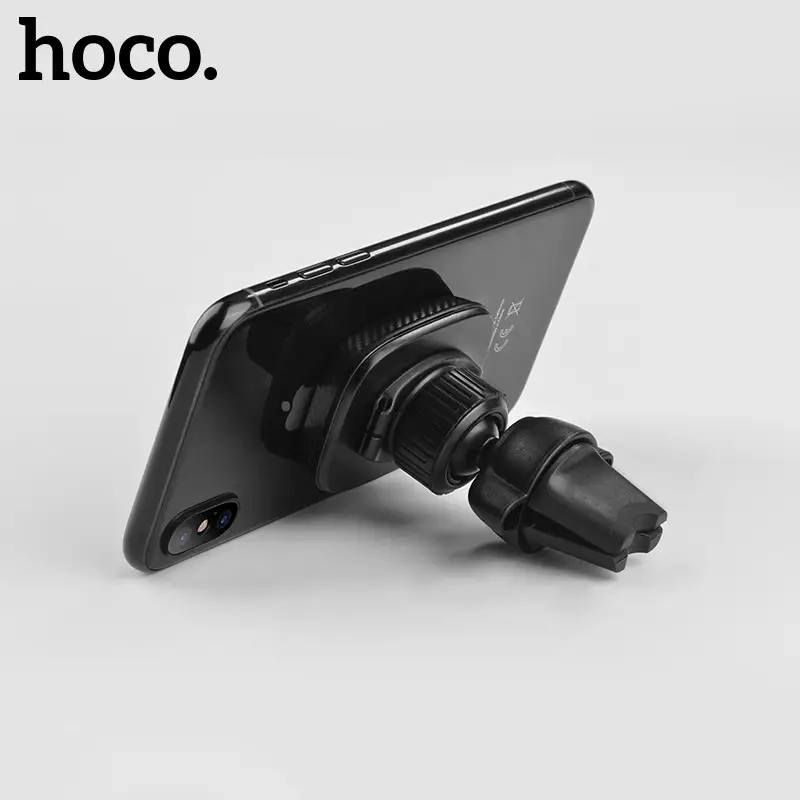 salelink.co.nz Hoco Car Holder Magnetic Air Vent Phone Holder HOCO CA23 Magnetic Car Phone Holder Air Vent PU Leather