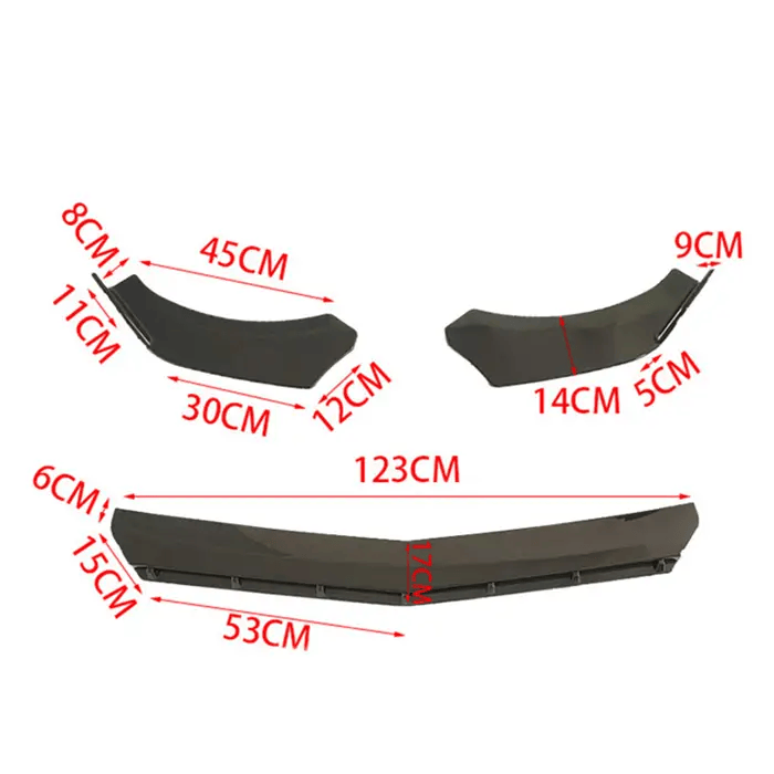 salelink.co.nz Unbranded Car Front Bumper Protector Lip Car Front Bumper Protector Lip | Action Outdoors NZ