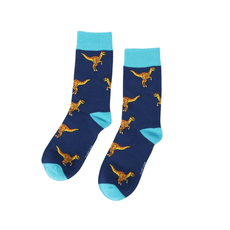 Barekind NZ Socks Save the Velociraptors Bamboo Socks Save the Velociraptors Bamboo Socks