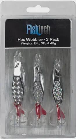 Fishtech Hex Wobbler Fishtech Hex Wobbler Multi Pack 24g 32g 42g Fishtech Hex Wobbler Multi Pack 24g 32g 42g