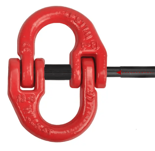 1/2" Safety Chain Connector Link Tow Hitch Hammerlock Coupling Link – view 4