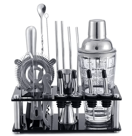 salelink.co.nz salelink.co.nz 17 PCS Cocktail Shaker Set 17 Piece Cocktail Shaker Set With Bar Tools