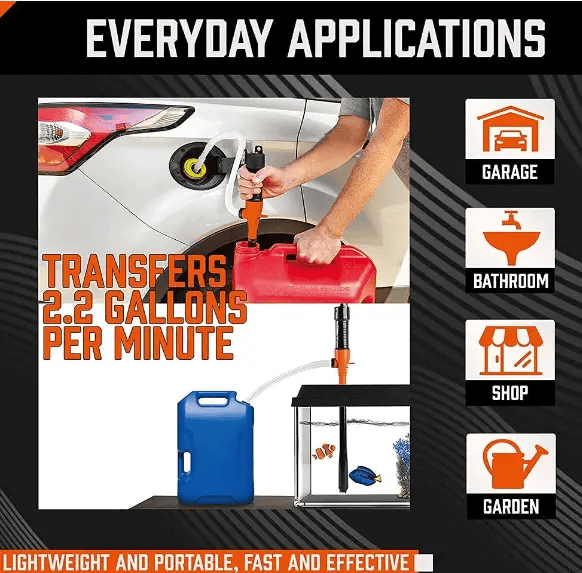 salelink.co.nz HORUSDY Electric Transfer Pump Battery Power Electric Transfer Pump Battery Power | Action Outdoors NZ