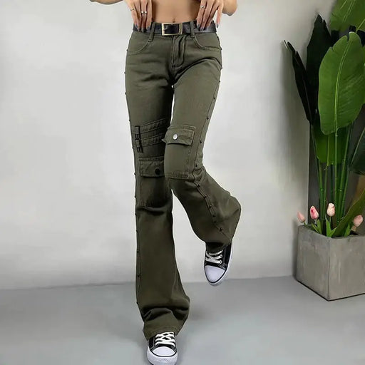High Street Cargo Straight Pants and Jeans – view 1