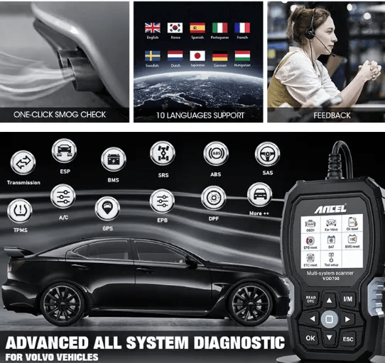 salelink.co.nz Unbranded OBD2 Scanner ANCEL VOD700 OBD2 Scanner ANCEL VOD700 | Action Outdoors NZ