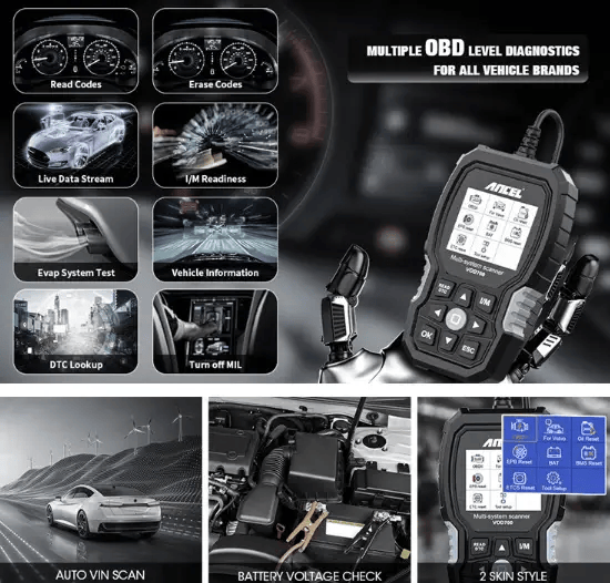 salelink.co.nz Unbranded OBD2 Scanner ANCEL VOD700 OBD2 Scanner ANCEL VOD700 | Action Outdoors NZ