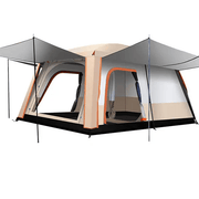salelink.co.nz Unbranded Camping Tent 430x305x203cm - Khaki Camping Tent 430x305x203cm - Khaki | Action Outdoors NZ