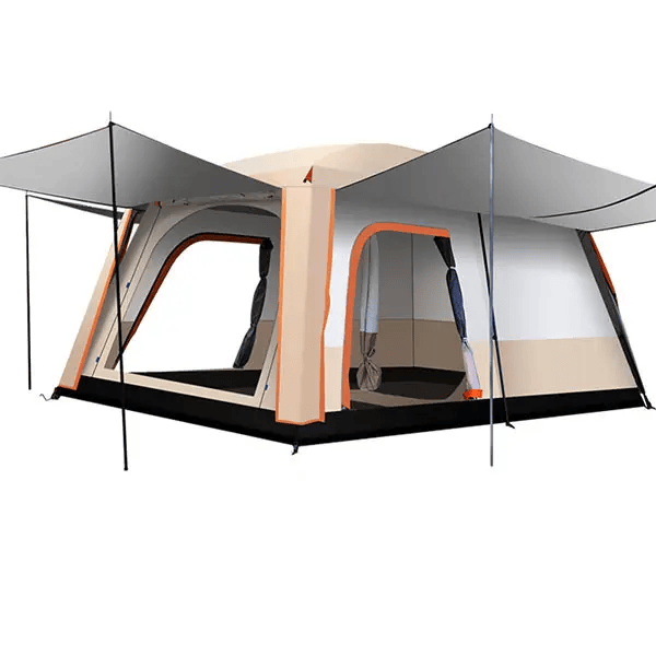 salelink.co.nz Unbranded Camping Tent 430x305x203cm - Khaki Camping Tent 430x305x203cm - Khaki | Action Outdoors NZ