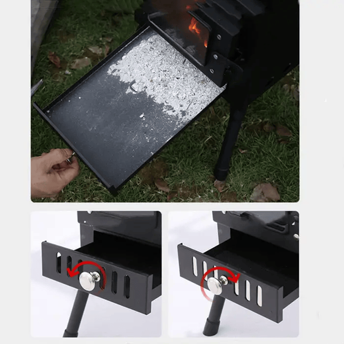 salelink.co.nz Unbranded Camping Wood Stove Camping Wood Stove | Action Outdoors NZ