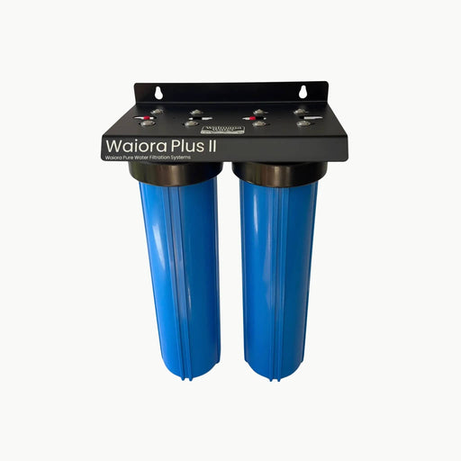 Waimana Waiora Plus II 20" Jumbo Twin Filter Housing Set - 2 Stage Whole House, Housing Only, Rainwater or Mains NZ – view 1