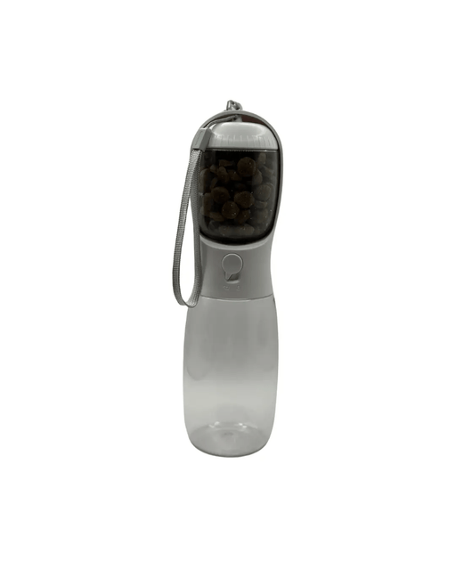 DogTreatNZ 2 In 1 Portable Pet Bottle Bowl With Food Compartment 2 In 1 Portable Pet Bottle Bowl With Food Compartment
