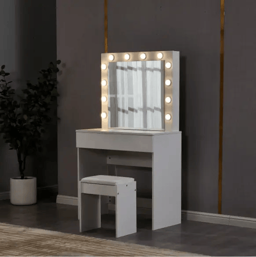sue-e furniture Dressing tables "York' LED Light Dressing Table and Stool "York' LED Light Dressing Table and Stool