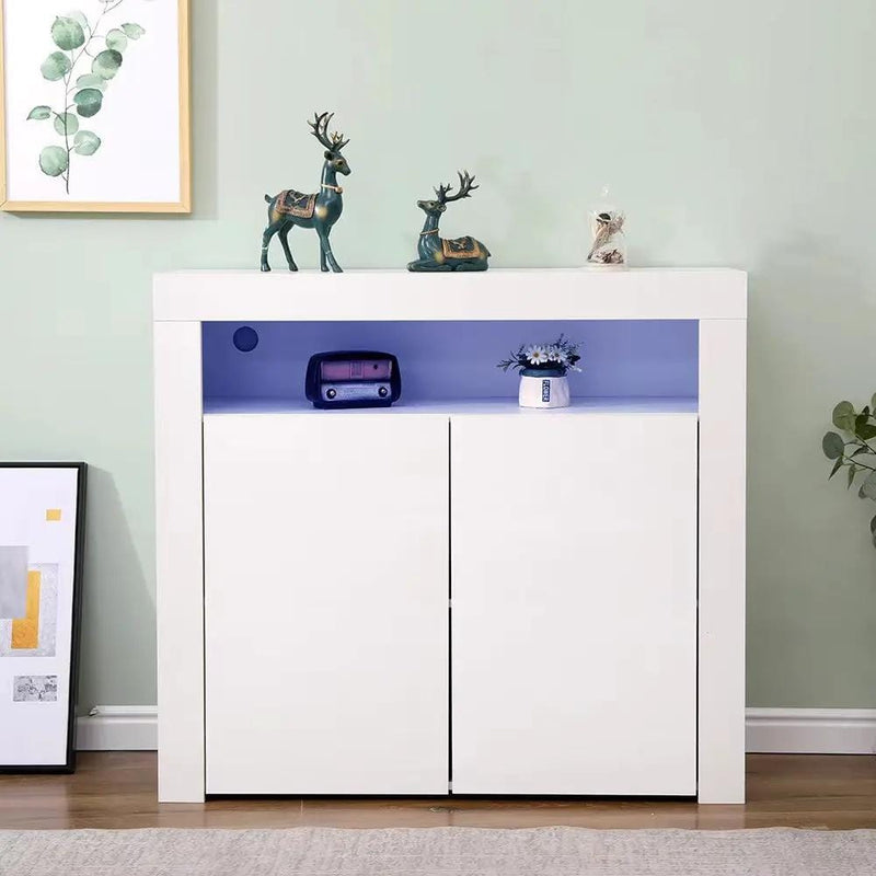 sue-e furniture Cabinets and Bookshelves Panana' 2-door Side Cabinet with LED light (7colors) Panana' 2-door Side Cabinet with LED light (7colors)