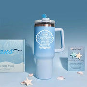 Poppy Gifts Blue Theme Aroma Candle Bath Gift Box Blue Theme Aroma Candle Bath Gift Box