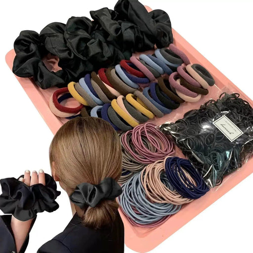 Poppy Gifts 755PCS Hair Accessories Set includes various styles of scrunchies and ponytail holders 755PCS Hair Accessories Set includes various styles of scrunchies and ponytail holders