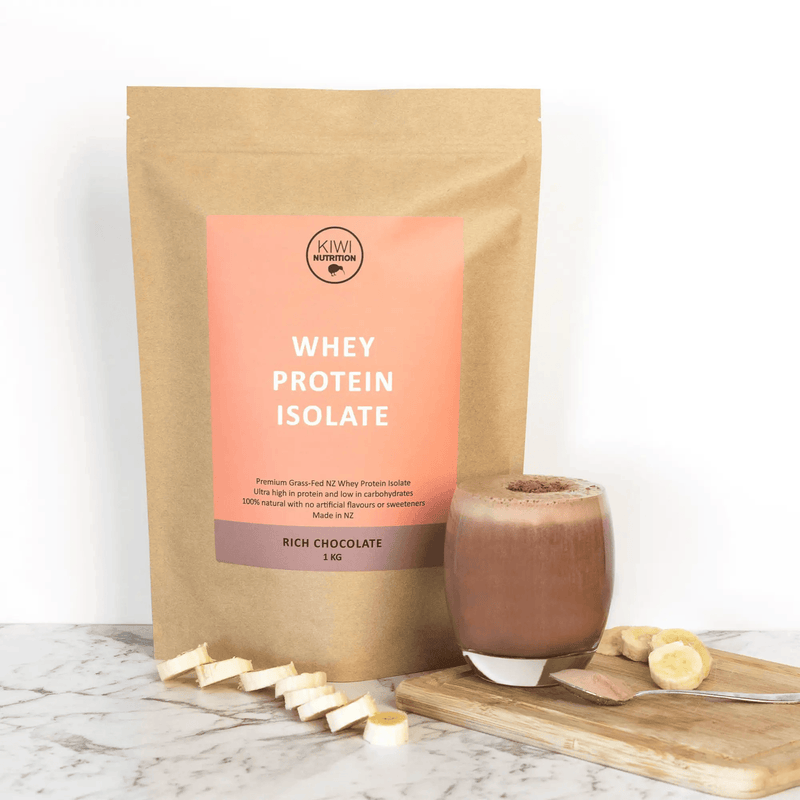 Kiwi Nutrition Whey Protein Isolate Whey Protein Isolate - Chocolate 1kg Whey Protein Isolate - Chocolate 1kg | NZ