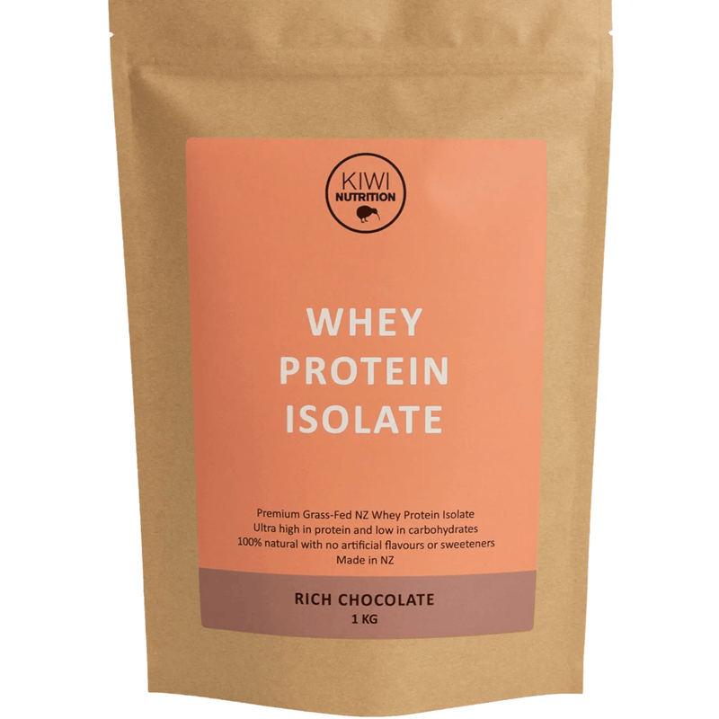 Kiwi Nutrition Whey Protein Isolate Whey Protein Isolate - Chocolate 1kg Whey Protein Isolate - Chocolate 1kg | NZ