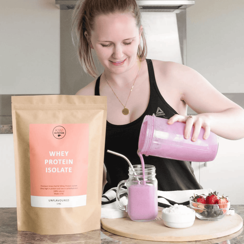 Kiwi Nutrition Whey Protein Isolate Whey Protein Isolate - Unflavoured 1kg Whey Protein Isolate - Unflavoured 1kg | NZ