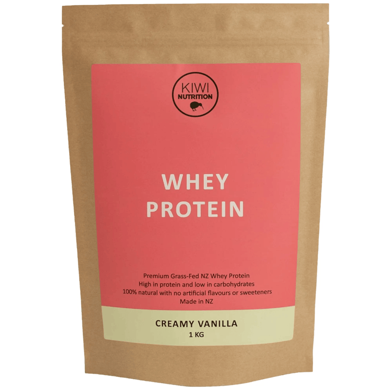 Kiwi Nutrition Whey Protein Concentrate Whey Protein Powder - Vanilla 1kg Whey Protein Powder - Vanilla 1kg | NZ