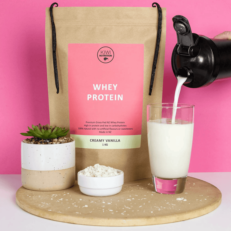 Kiwi Nutrition Whey Protein Concentrate Whey Protein Powder - Vanilla 1kg Whey Protein Powder - Vanilla 1kg | NZ