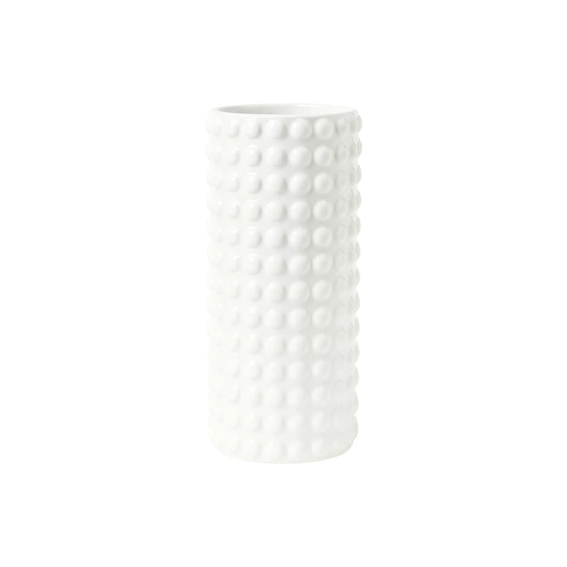 Nest & Stem Homewares Ceramic Vase Frankly Cotton Ceramic White Gloss Bubble Vase Frankly Cotton Ceramic White Gloss Bubble Vase