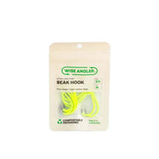 WISE ANGLER Fish hook Beak Hook - Extra Long Point Fluro Green Wise Angler Beak Hook Extra Long Point Fluoro Green