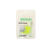 WISE ANGLER Fish hook Beak Hook - Extra Long Point Fluro Green Wise Angler Beak Hook Extra Long Point Fluoro Green