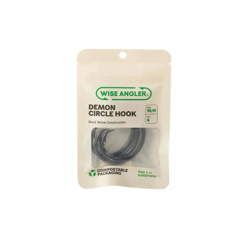 WISE ANGLER Fish hook Demon Circle Hook Demon Circle Hook Black Nickel Catch And Release