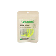 WISE ANGLER Fish hook Beak Hook - Extra Long Point Fluro Green Wise Angler Beak Hook Extra Long Point Fluoro Green