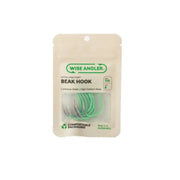 WISE ANGLER Fish hook Beak Hook - Extra Long Point / Luminous Green Wise Angler Beak Hook Extra Long Point Luminous Green
