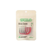 WISE ANGLER Fish hook Beak Hook - Extra Long Point / Pink Wise Angler Beak Hook Extra Long Point Pink Steel