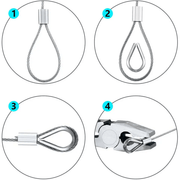 salelink.co.nz Unbranded Wire Rope Kit Wire Rope Kit | Action Outdoors NZ