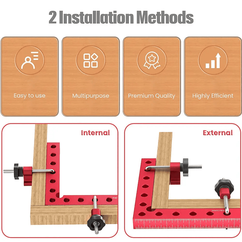 90 Degree Positioning Squares Right Angle Clamp Woodworking Carpenter Tool – view 4
