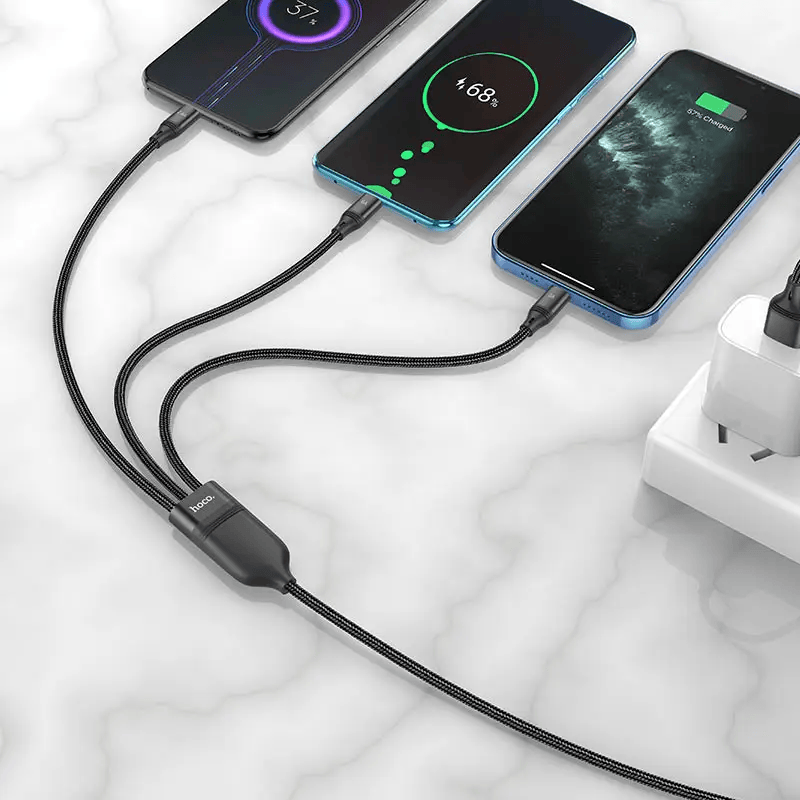 3in1 Charging Cable Type C Lightning Micro USB – view 3